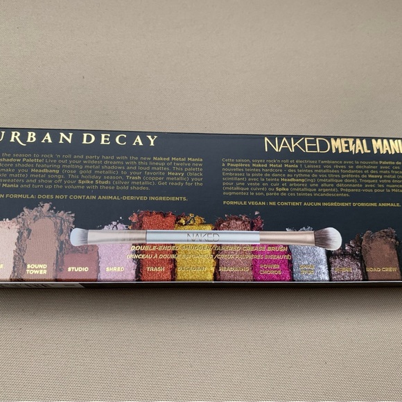 Urban decay, naked, metal mania eyeshadow palette/ eyeshadow primer potion 10 ml - Picture 4 of 6